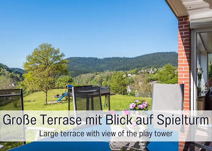 Burghalde: Sauna | Kamin | Garten | Eingezaeunt